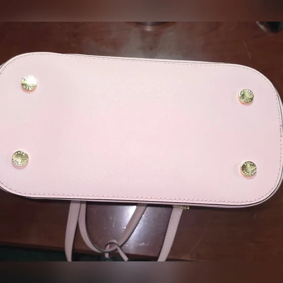 Michael Kors Jet Set Medium Saffiano light pink Leather Pocket  LIKE NEW - Picture 9 of 9